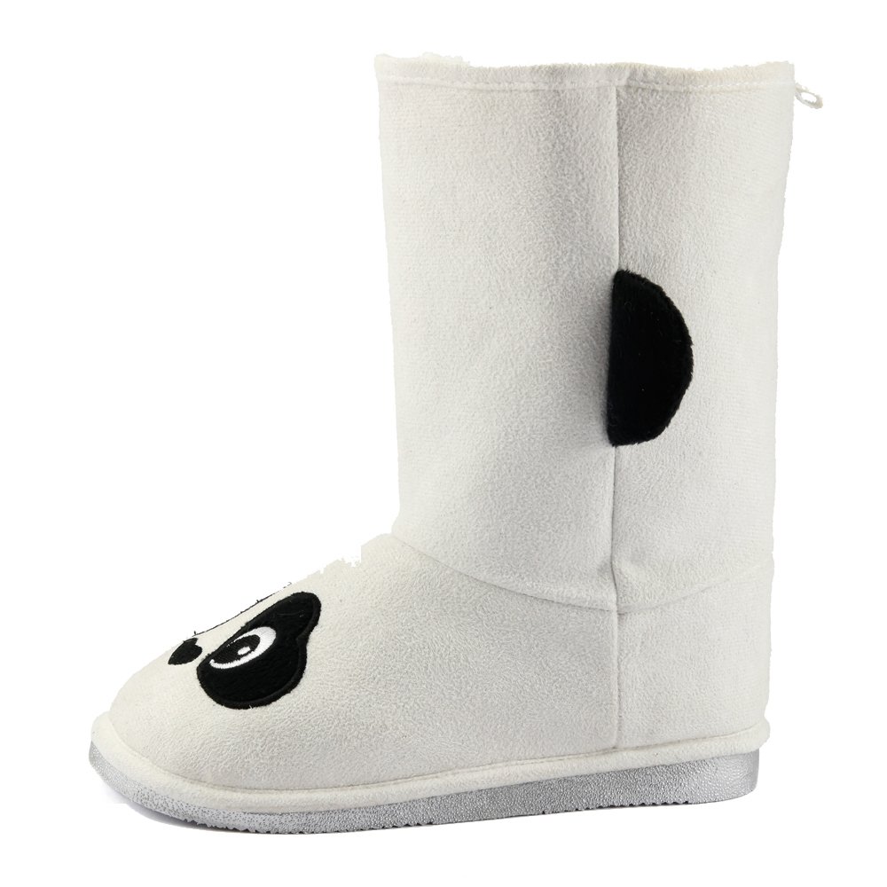 The Doll Maker Animal Boots - Cute & Comfortable Faux Fur Winter Boots for Women & Girls | Warm Cozy Indoor/Outdoor House Slippers for Cold Weather
