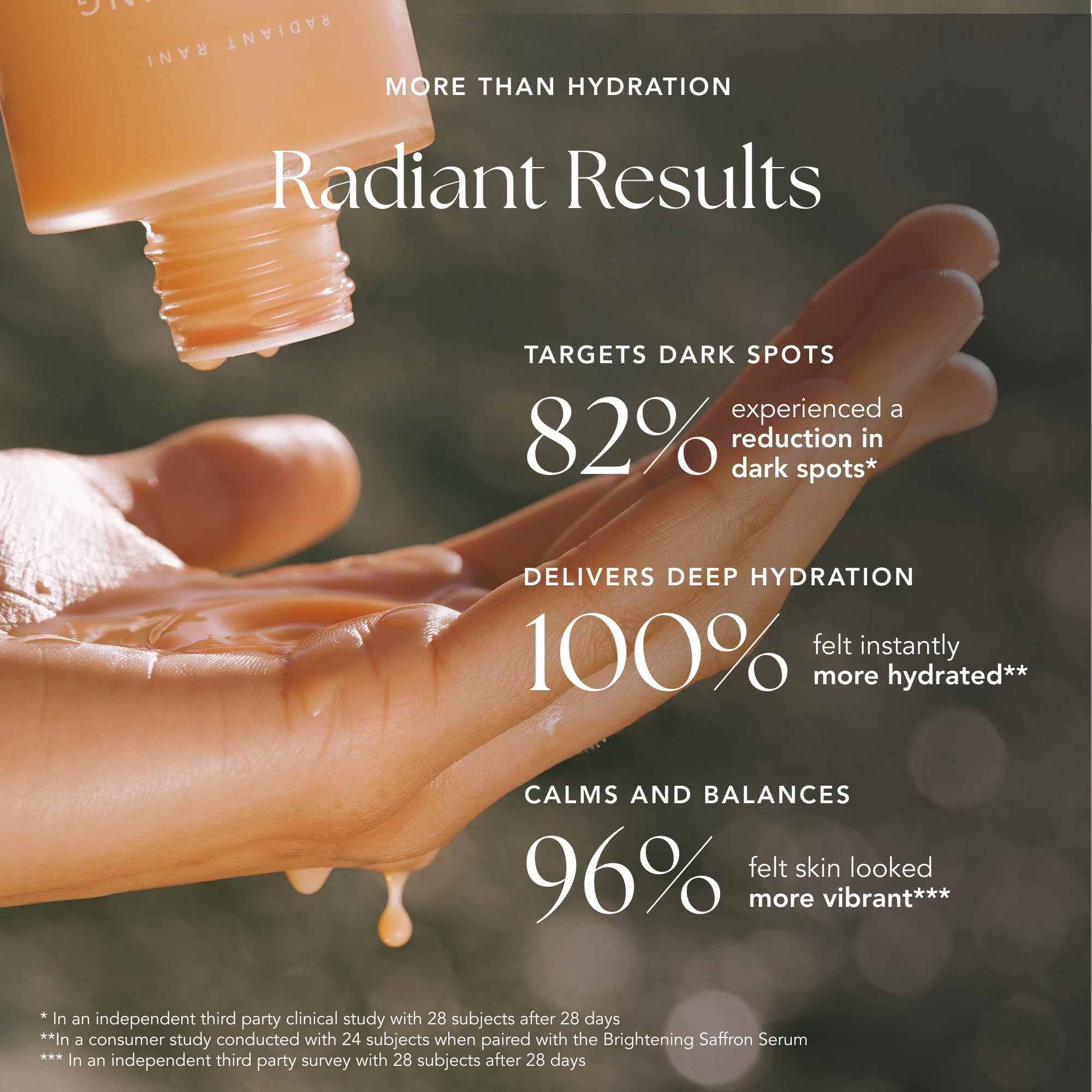 RANAVAT Radiant Rani Brightening Saffron Facial Essence - Hydrating Milk Toner with Niacinamide & Squalane for Moisturizing & Calming Skin - Dark Spot Treatment for Brighter Complexion - Perfect for Daily Skincare Routine & Nighttime Regimen (0.17 oz)