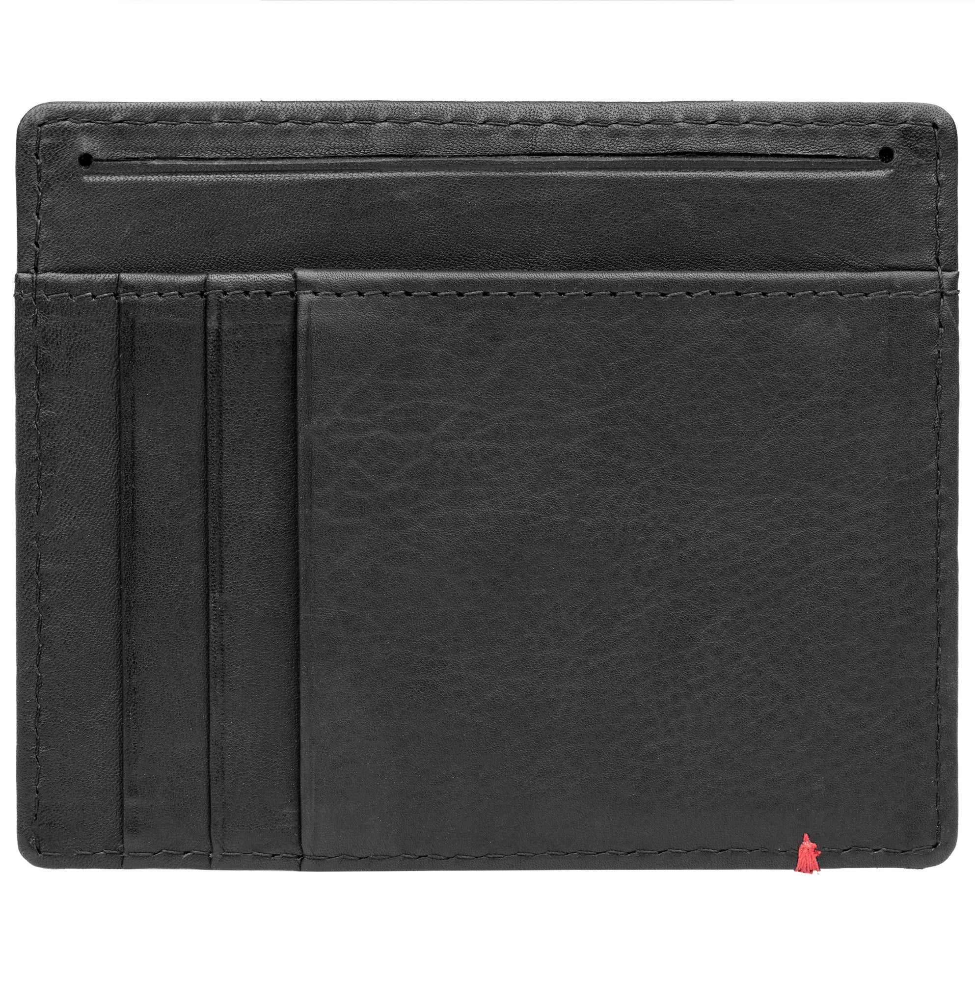 Viking Metal Plate Black Leather Wallet for Men - Stylish RFID Blocking Bifold Wallet for Everyday Use & Travel