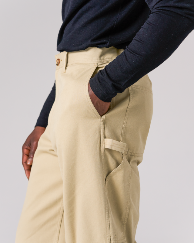 Takibi Chino Wide Pants for Men - Comfortable Casual Trousers with Elastic Waist | Perfect for Outdoor Adventures, Travel & Everyday Wear