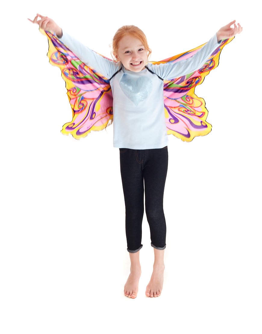 Rainbow Fairy Wings for Kids - Soft & Cuddly Dress-Up Costume Accessories (50585) - Perfect for Halloween, Cosplay & Pretend Play