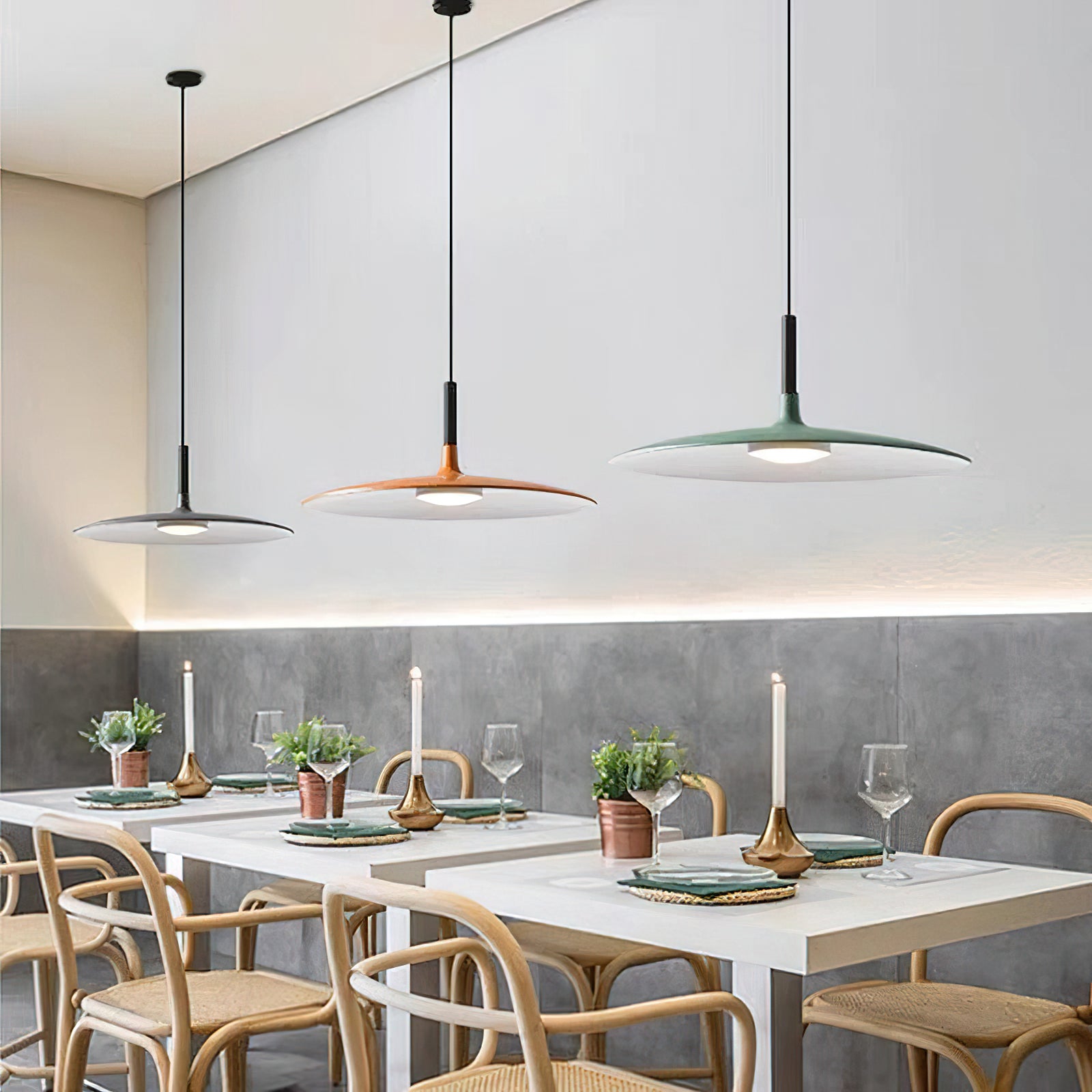 Modern Aplomb Pendant Light Fixture - Elegant Hanging Chandelier for Dining Room, Kitchen Island, Bedroom & Living Room Decor