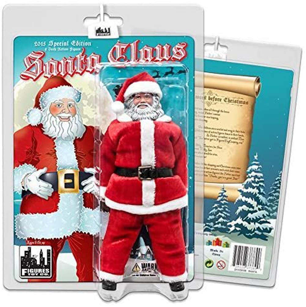 Santa Claus 8 Inch Action Figure - 2015 Collectible Edition | Perfect for Christmas Decorations, Gift Giving & Holiday Displays