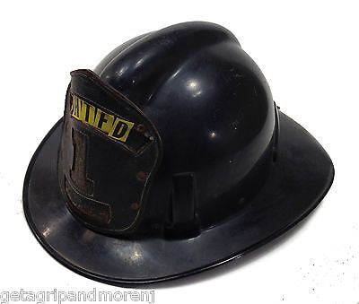MSA Fire Helmet with Leather Badge & Adjustable Liner - Size 7 3/8 - Premium Firefighter Safety Gear for Emergency Rescue & Fire Protection