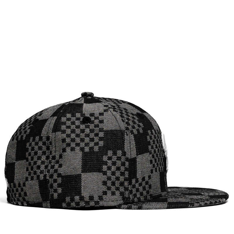 New Era 59FIFTY Fitted Hat - Black Denim Snapback Cap for Men & Women | Official Licensed Political Collection | Perfect for Campaigns, Rallies & Streetwear Fashion