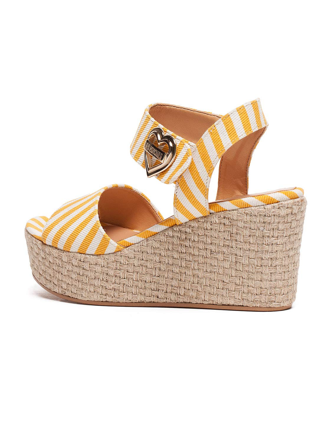 Love Moschino Women's Wedge Sandals - Stylish & Comfortable Heels for Summer Outings, Parties & Date Nights