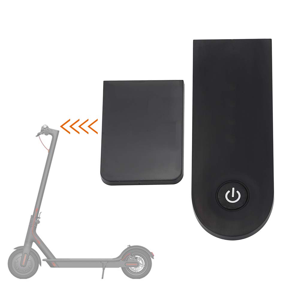 Original Qiilu M365 Electric Scooter Replacement Screen Display Panel Cover - Black Plastic Shell Compatible with Xiaomi M365 Scooter Accessories | DIY Repair & Protection Upgrade for Commuting & Urban Travel