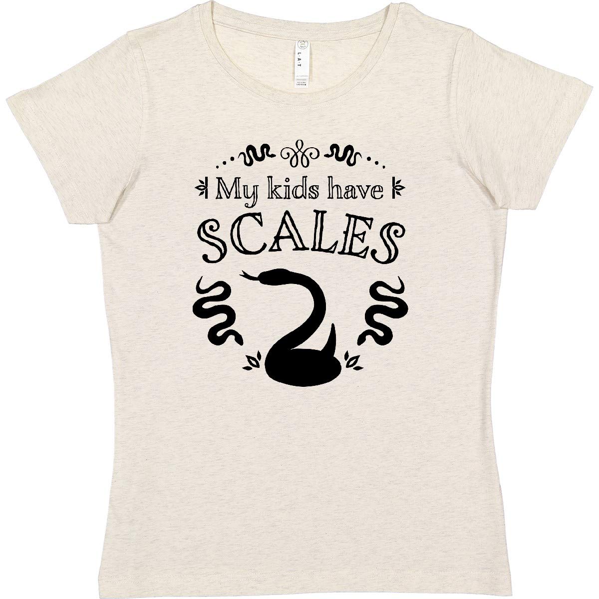 My Kids Have Scales Snake Family Pet T-Shirt for Women - Fun Reptile Lover Gift