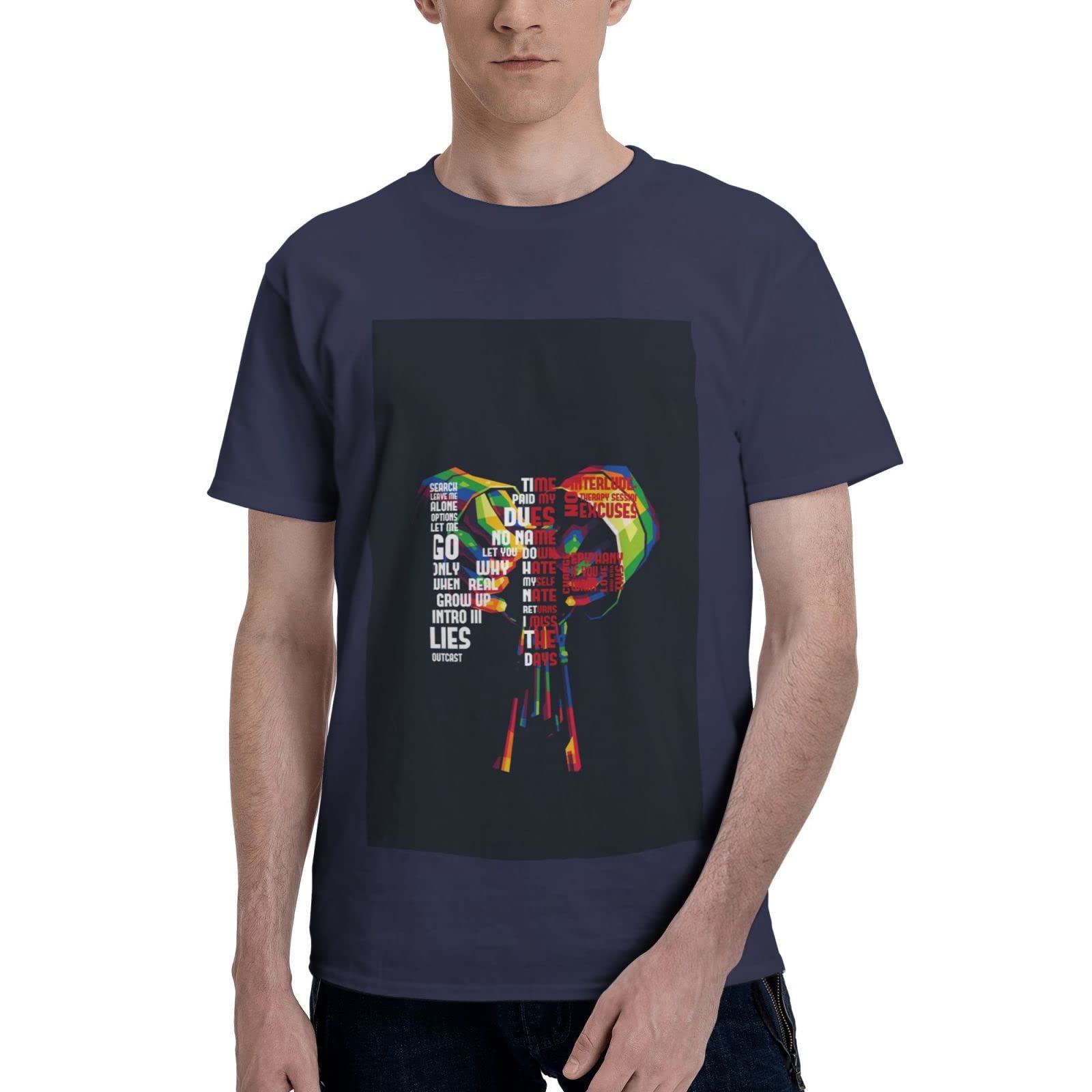 NF Rapper Men's Short Sleeve Cotton T-Shirt - 100% Breathable Summer Merch Tee for Fans - Perfect for Concerts, Streetwear & Casual Outfits