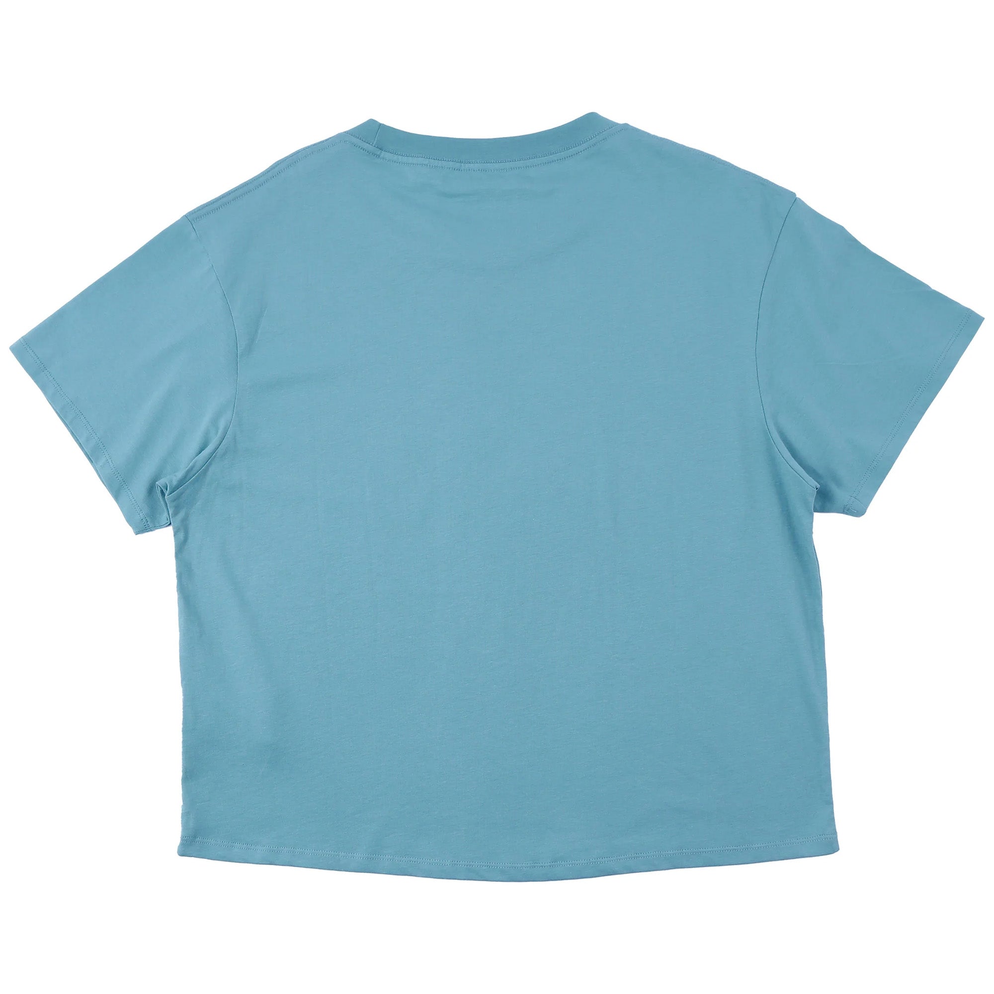 Channel Islands Wave Relaxed Women's Short Sleeve T-Shirt - Aqua Blue for Beach Vacation & Summer Casual Wear