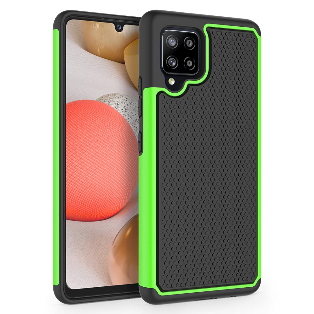 Shockproof Samsung Galaxy A42 5G Case (2021) - Green for Outdoor Protection