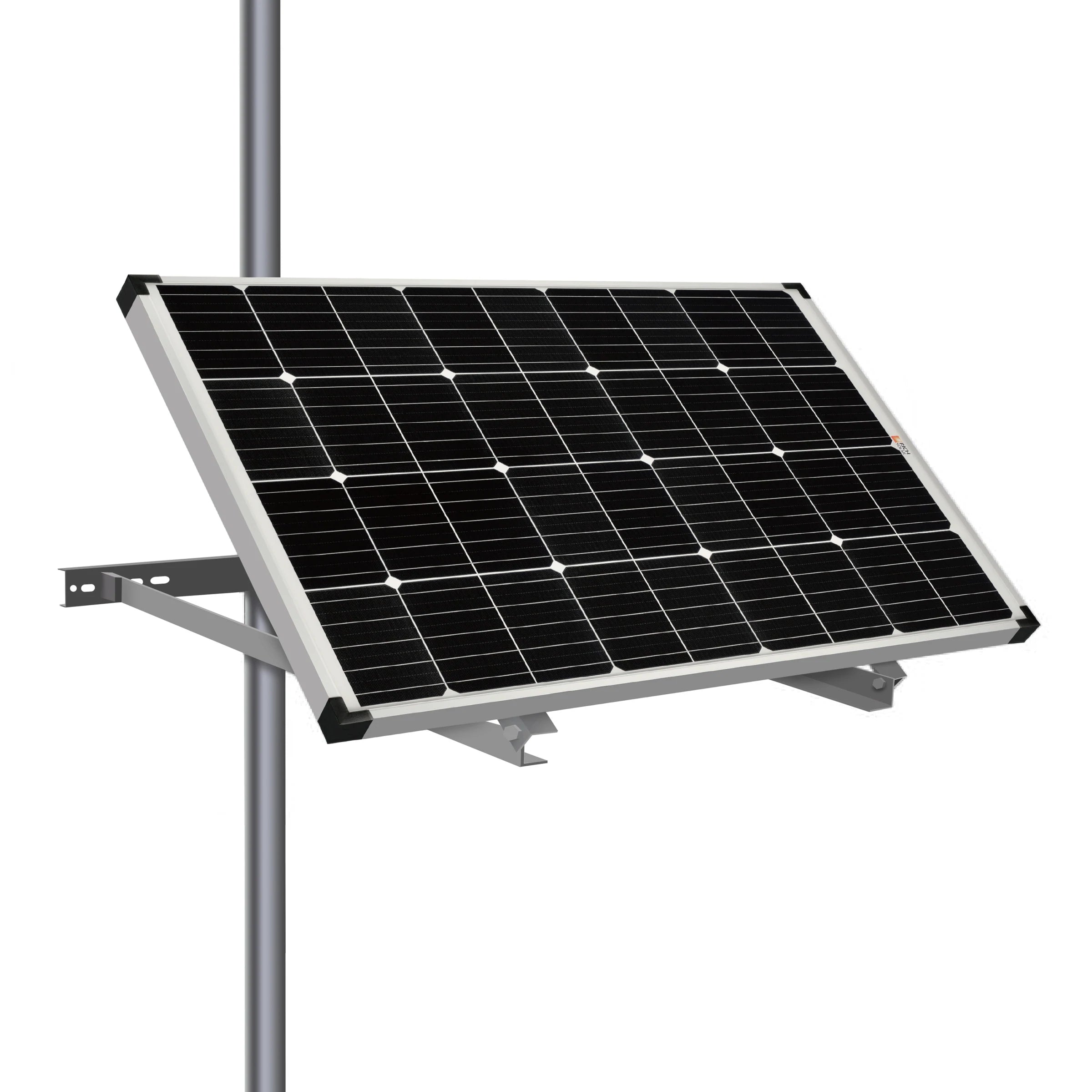 Rich Solar Side Pole Mounts for Single Solar Panel - Durable and Adjustable Solar Panel Mounting System for Off-Grid, RV, and Home Use