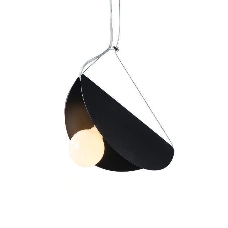 Modern Glider Pendant Light - Sleek Hanging Fixture for Kitchen Island, Dining Room & Bedroom - Adjustable Height LED Chandelier with Industrial Design