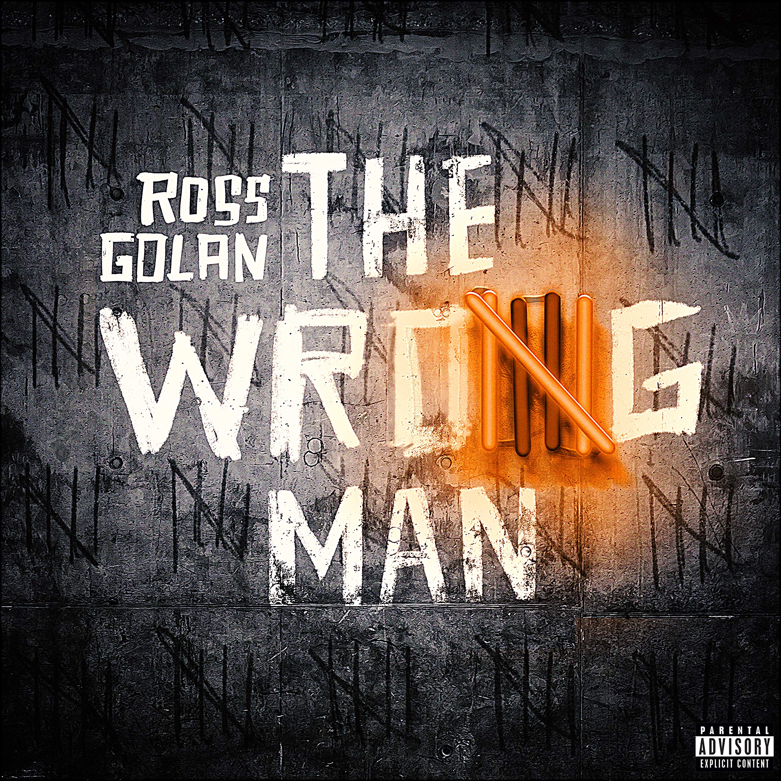 The Wrong Man Translucent Orange Vinyl LP - Explicit Lyrics Edition - Perfect for Music Collectors & Vinyl Enthusiasts
