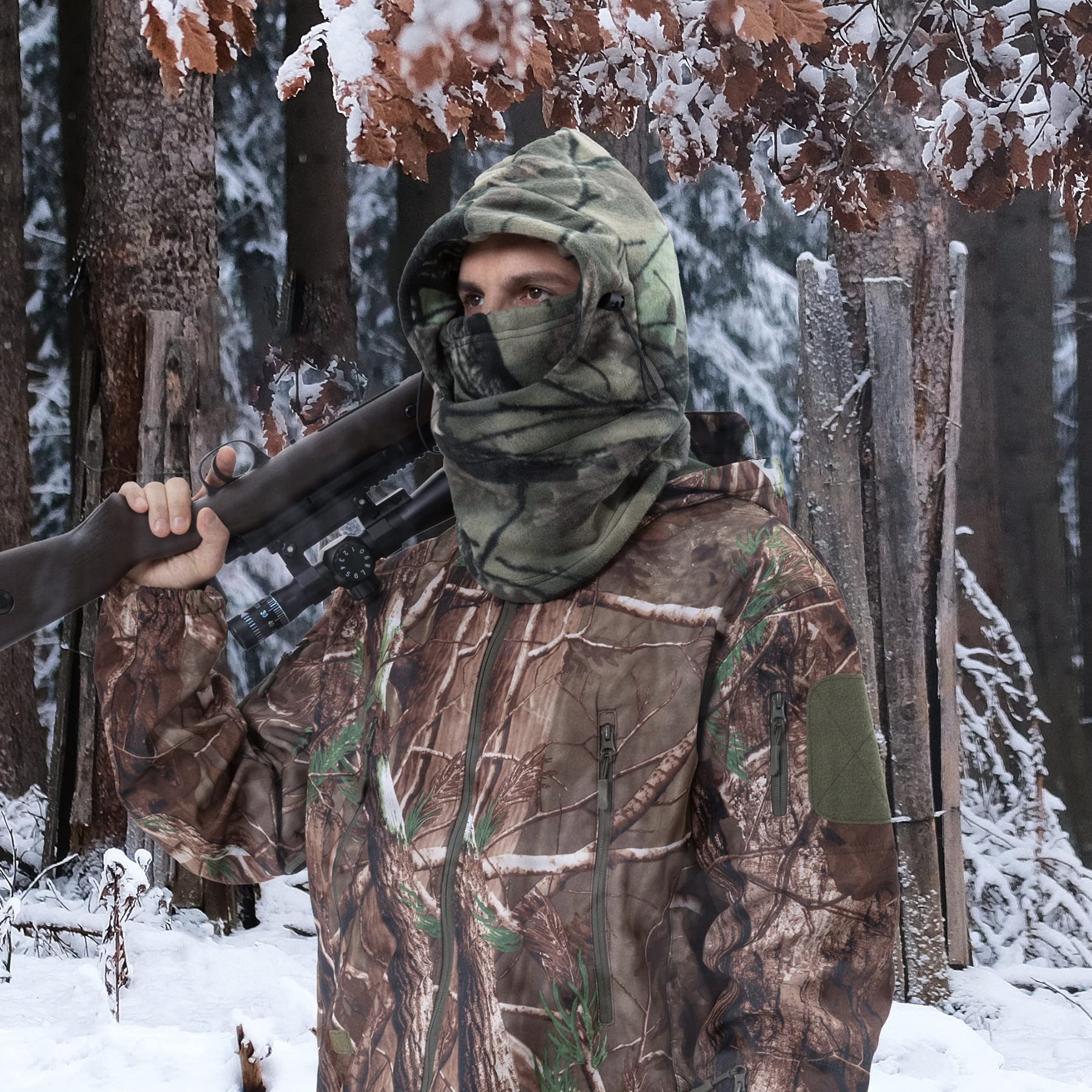 Your Choice Hunting Face Mask - Camo Balaclava for Cold Weather | Warm Winter Hunting Gear for Men & Women | Perfect for Hunting, Skiing, and Outdoor Adventures