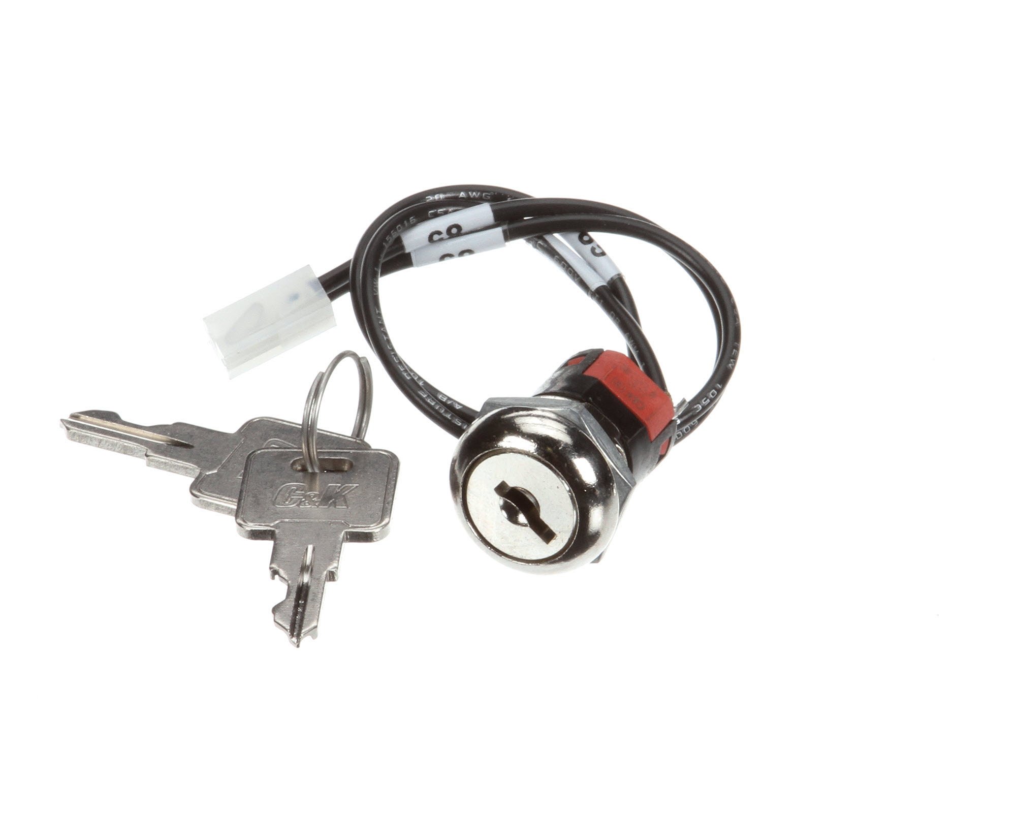 343097S Key Switch Electric Assembly - Durable & Reliable for Industrial Equipment, Machinery & Control Panels | Perfect for Power Control & Safety Applications
