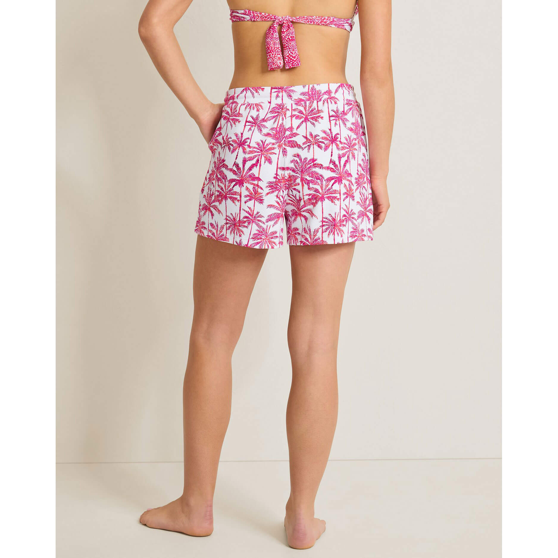 Tommy Bahama Island Cays Point Shorts Cover Up - Lightweight Beachwear for Women, Maui Pink, Quick-Dry Swim Shorts for Pool, Vacation & Summer Outfits