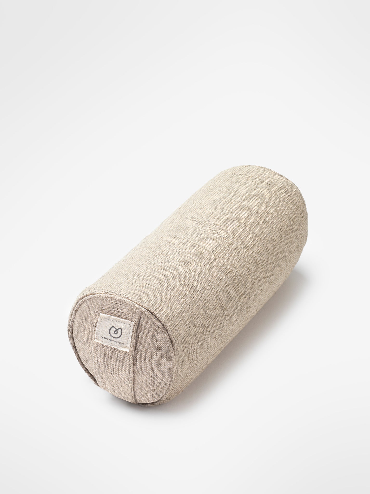 Yogamatters Hemp Mini Buckwheat Bolster Pillow - Natural Organic Support for Yoga, Meditation & Relaxation - Perfect for Home, Studio & Travel Use