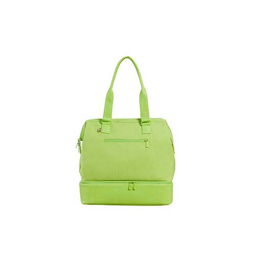 Mini Weekender Bag in Citron - Stylish & Compact Travel Duffel for Weekend Getaways, Gym, or Overnight Trips
