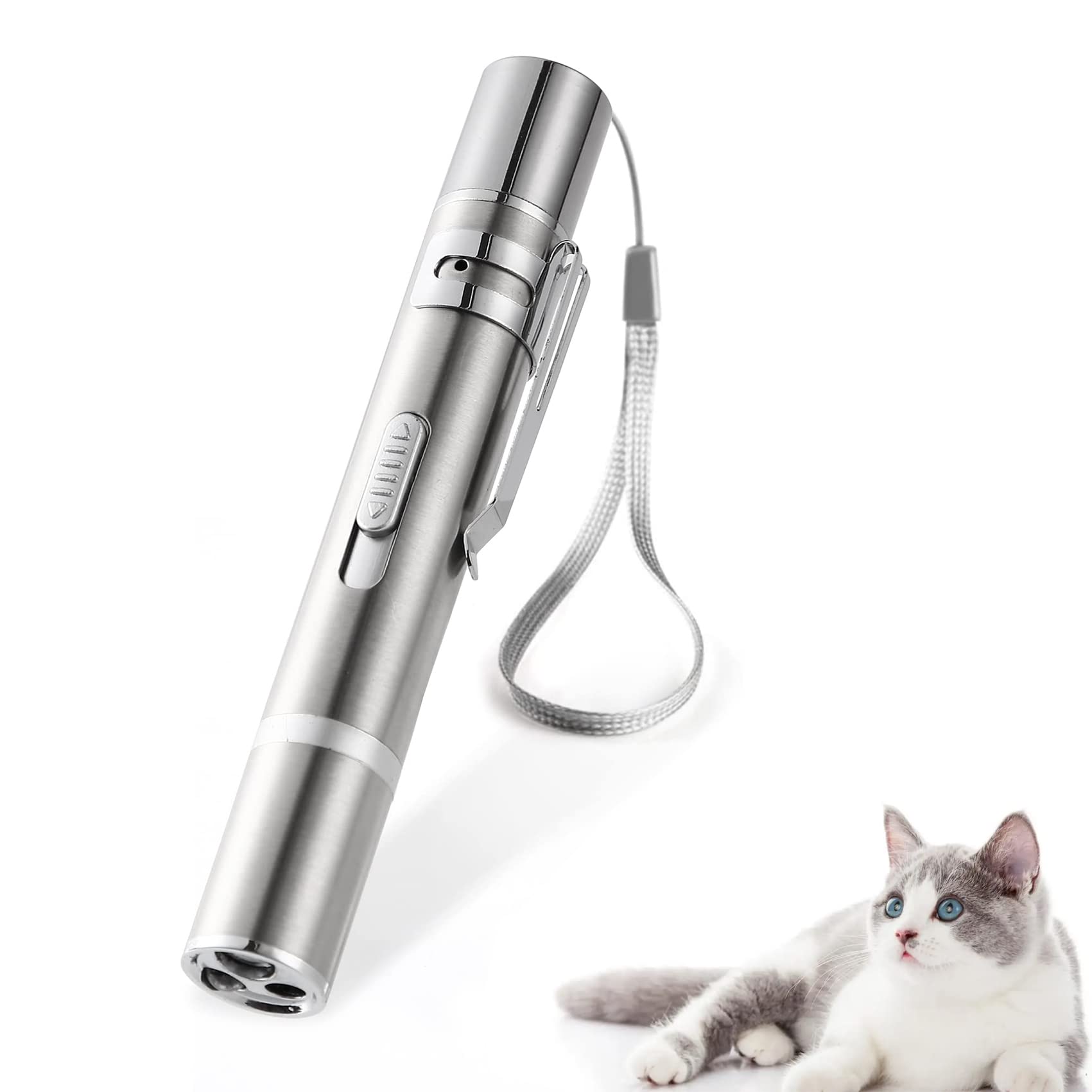 Interactive Cat Toys for Indoor Cats - Fun Kitten Play Chase Exercise Toys for Active Cats - Perfect for Playtime, Exercise & Bonding with Your Feline Friend