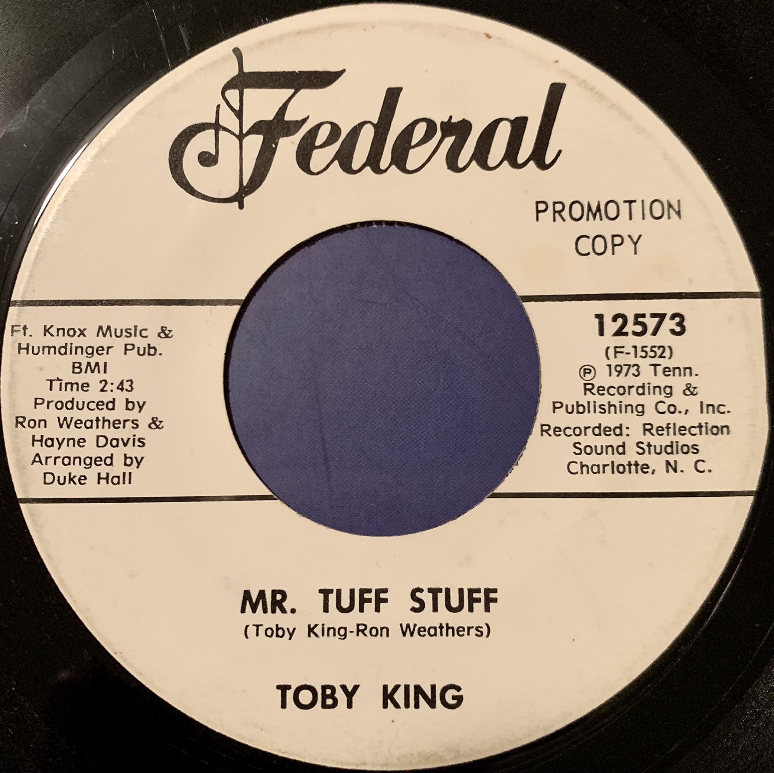 For The Good Times / Mr Tuff Stuff - 7 Inch Vinyl Single Record 45 RPM - Perfect for Retro Music Lovers & Vintage Record Collectors