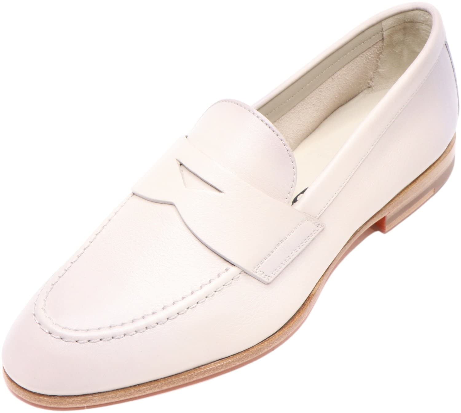 Santoni Women's Noelle Loafer - Genuine Leather Slip-On Shoes for Women | Comfortable & Stylish Loafers for Work, Travel & Casual Outfits