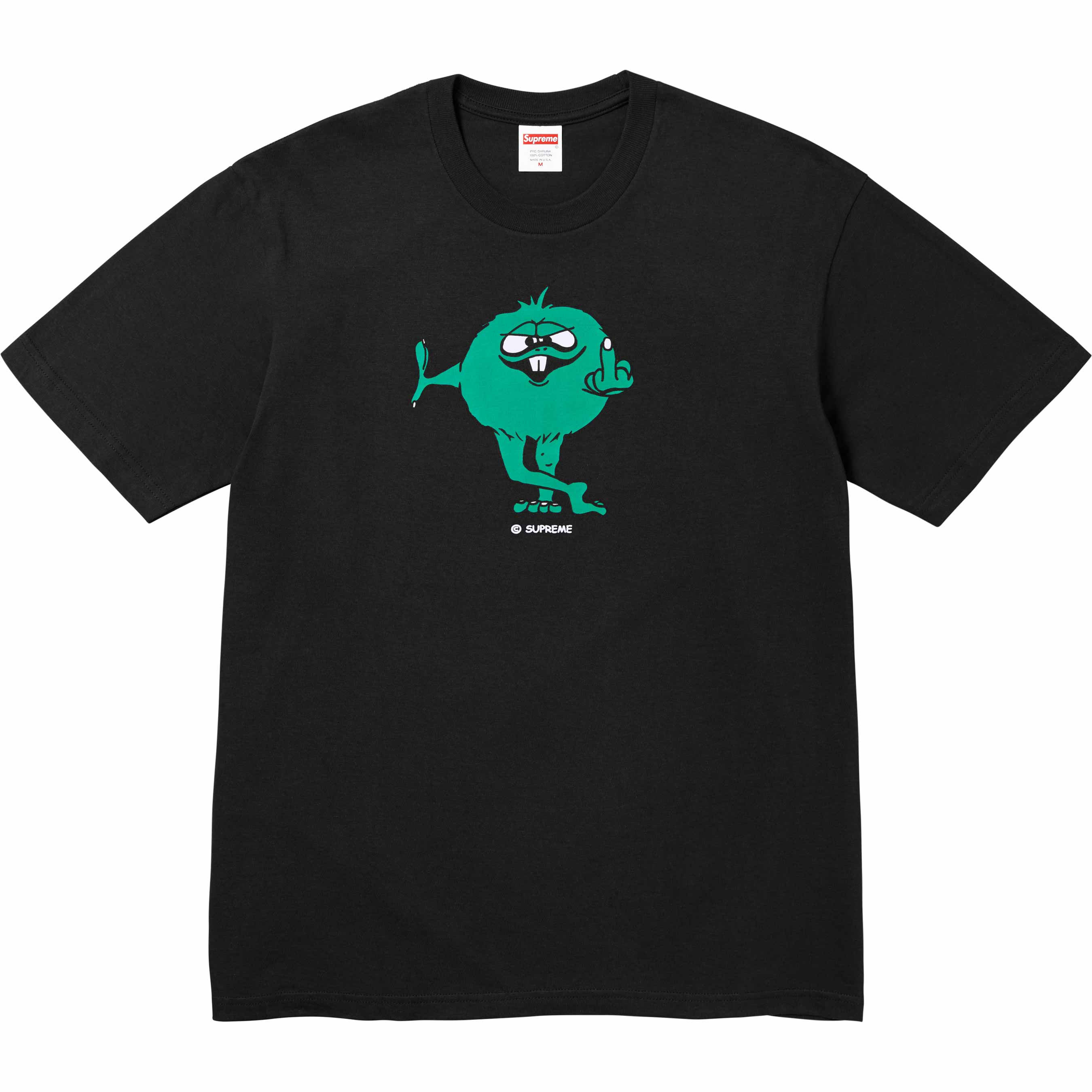 Supreme Camacho Graphic T-Shirt for Men - Black Cotton Short Sleeve Tee - Streetwear Fashion & Casual Wear