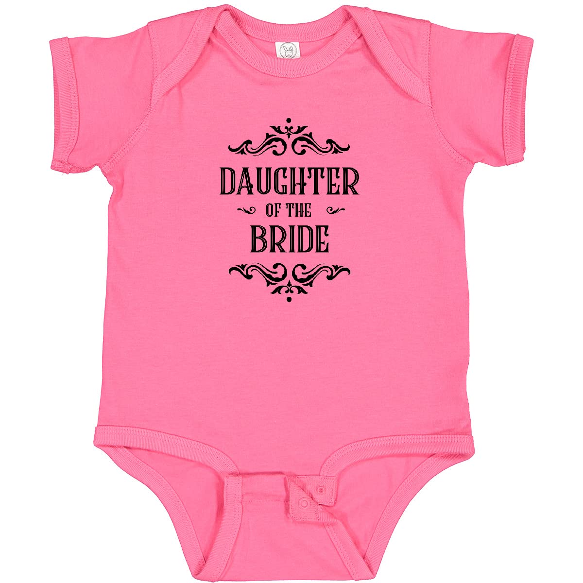 Inktastic Daughter of The Bride Baby Bodysuit - Cute Wedding Outfit for Baby Girls - Perfect for Bridal Showers, Weddings & Family Photos