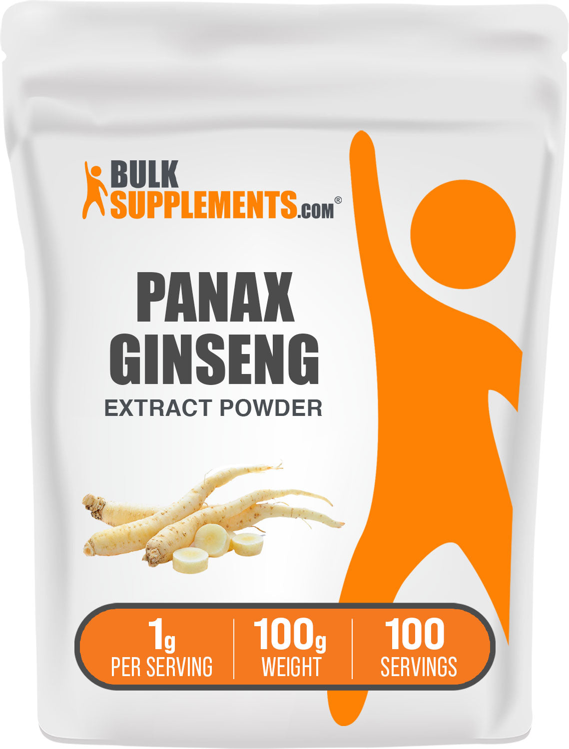 Premium Ginseng Root Extract Powder - 100% Pure Organic Korean Panax Ginseng for Energy, Focus & Immunity Boost - Perfect for Tea, Smoothies & Wellness Supplements