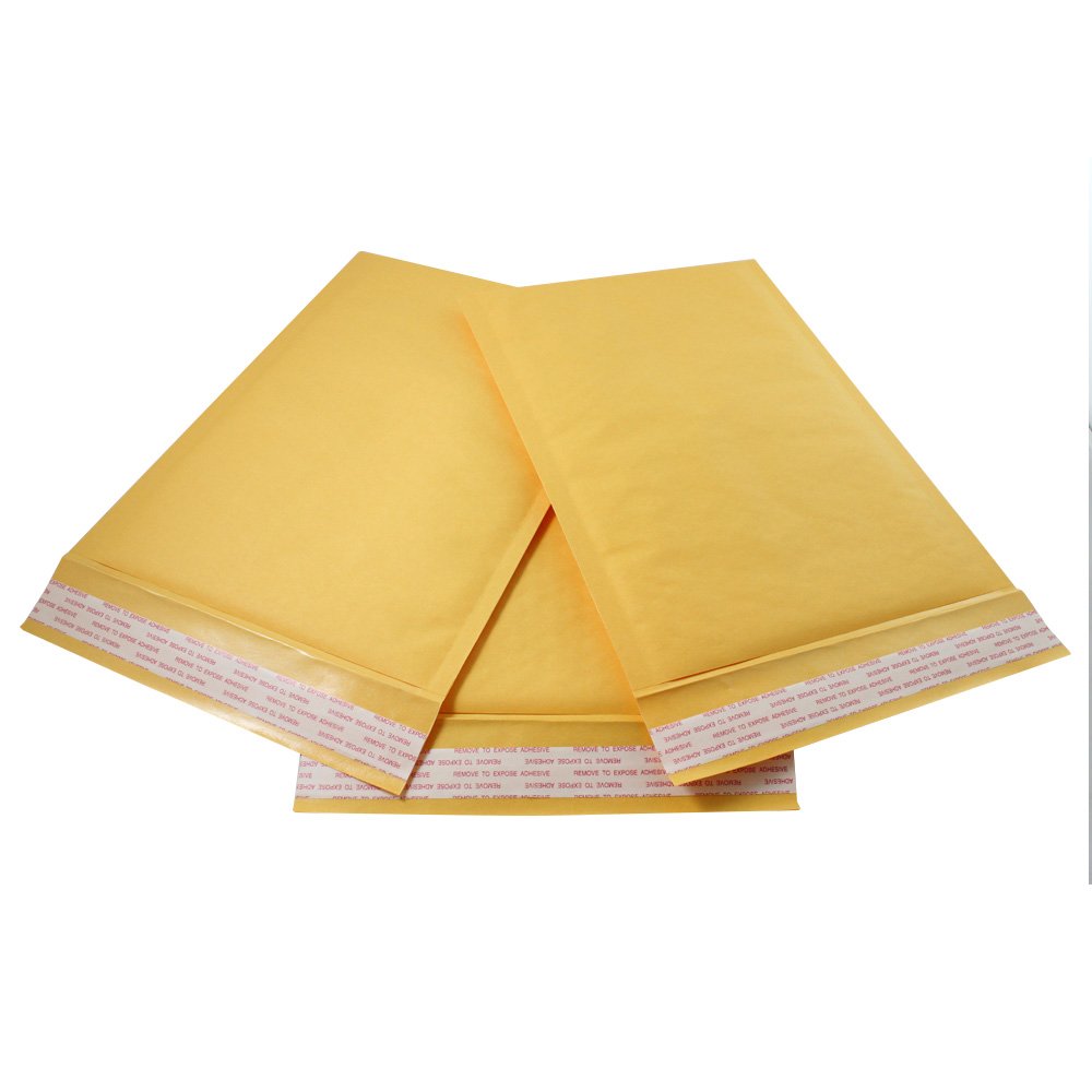 500 Pack Kraft Bubble Mailers 7.25x12 Inches - Self Seal Padded Shipping Envelopes for Ecommerce, Small Business & Online Sellers - Medium Size Protective Packaging for Jewelry, Books, Cosmetics