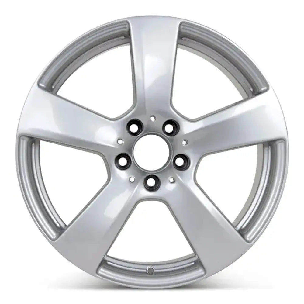 18 Inch Mercedes E300 Wheel Replacement - Silver Replica Rim 85129 | Premium Alloy Wheels for E-Class Sedan | Perfect for Upgrades & Luxury Car Customization