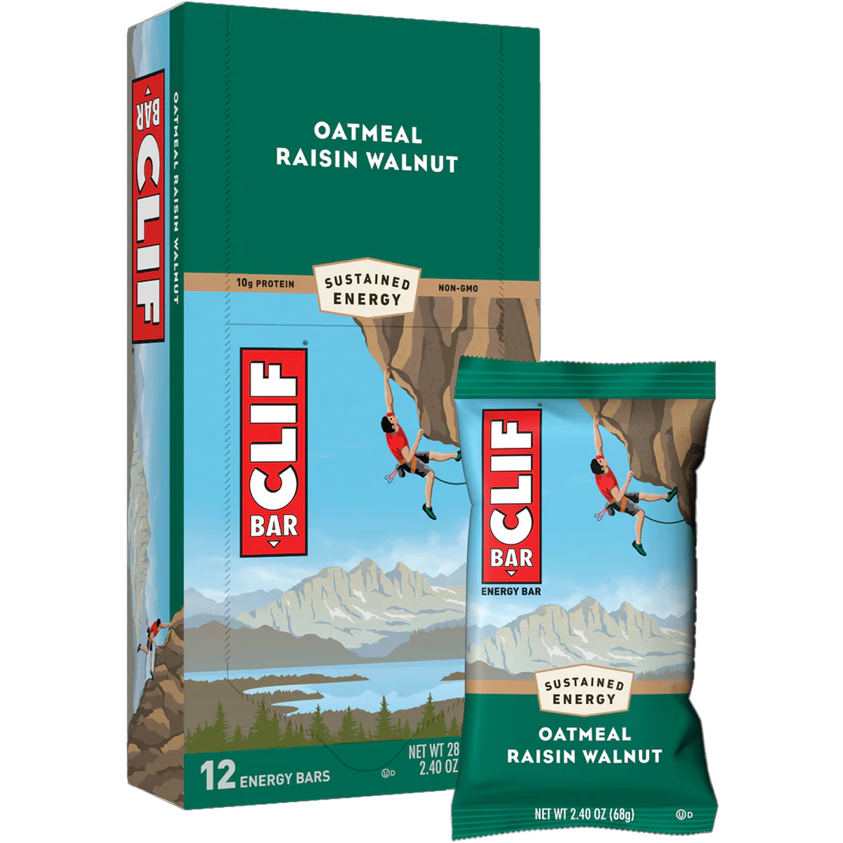 Clif Bar Energy Bars - 5 Pack | Organic, Gluten-Free Snacks for Hiking, Running & Outdoor Adventures | High Protein, Vegan & Non-GMO
