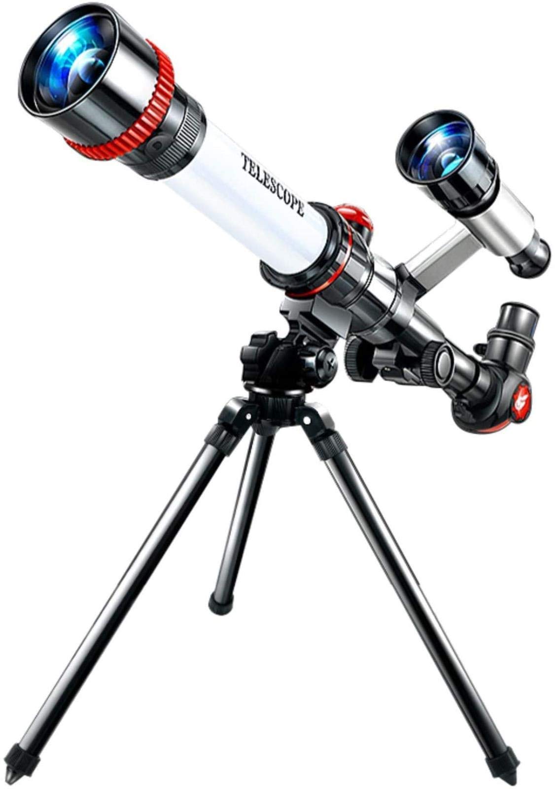 Professional Astronomical Telescope for Adults & Beginners - High-Quality Stargazing Telescope with Finder Scope for Moon & Star Observation - Perfect Astronomy Gift for Young Astronomers (White) - Ideal for Backyard Astronomy, Camping & Space Exploration Enthusiasts