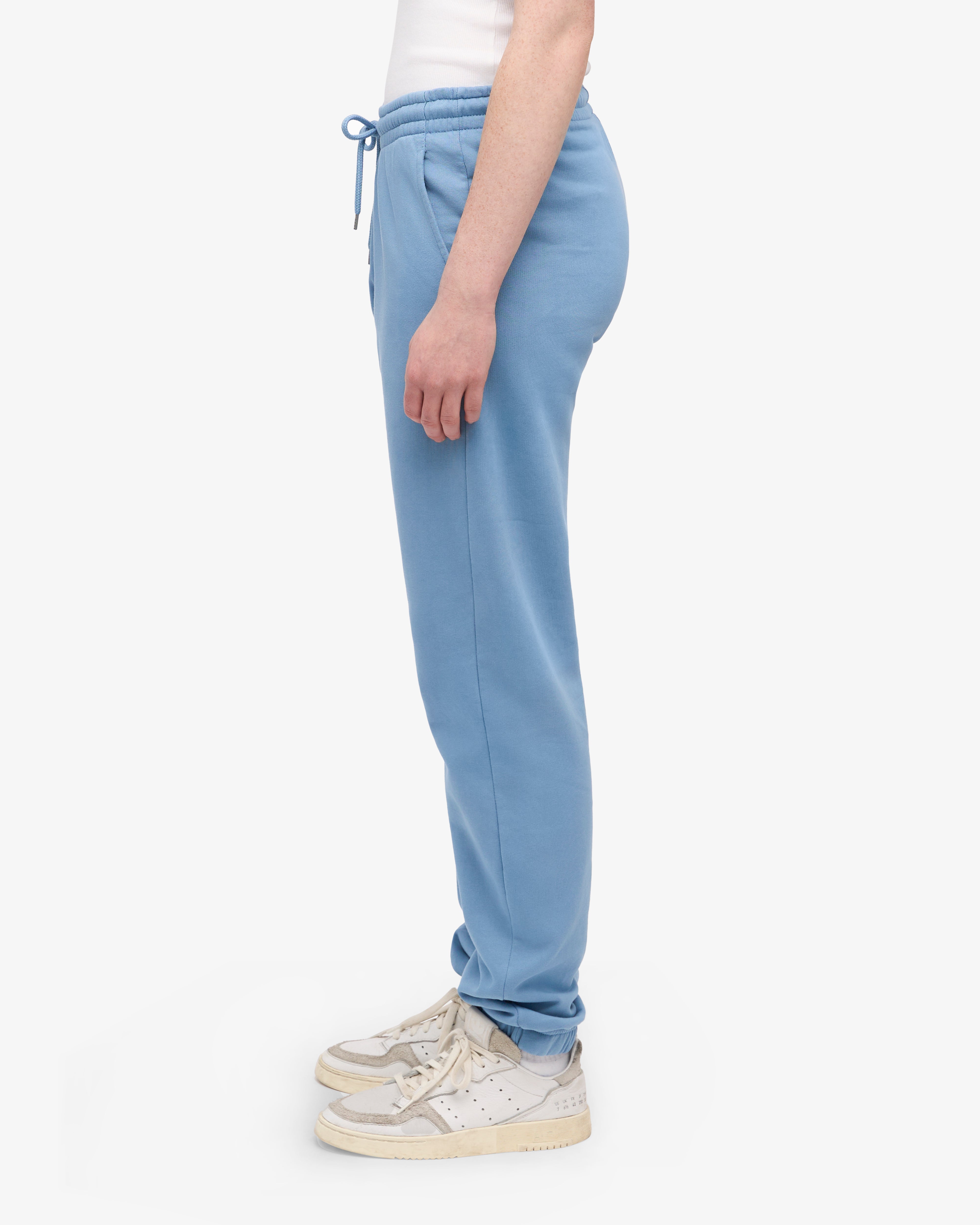 Premium Organic Cotton Sweatpants for Women - Soft & Comfortable Seaside Blue Lounge Pants - Perfect for Yoga, Running, and Casual Wear
