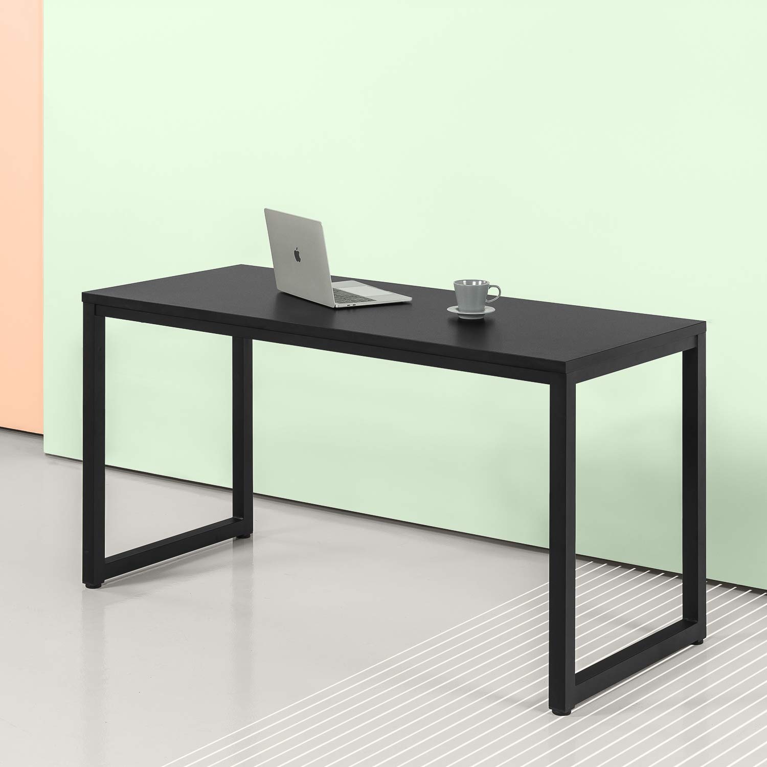 Zinus 55 Inch Modern Office Desk - Sturdy Computer Desk with Large Workstation for Home & Office Use | Ideal for Remote Work, Gaming & Study