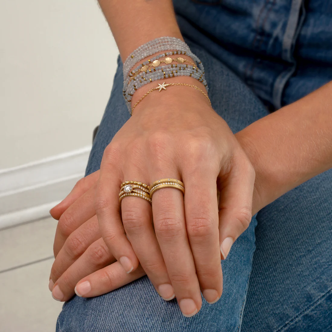 Elegant Diamond Bar Chain Bracelet for Women - 14K Gold Plated Luxury Jewelry Gift for Her - Perfect for Parties, Weddings & Special Occasions