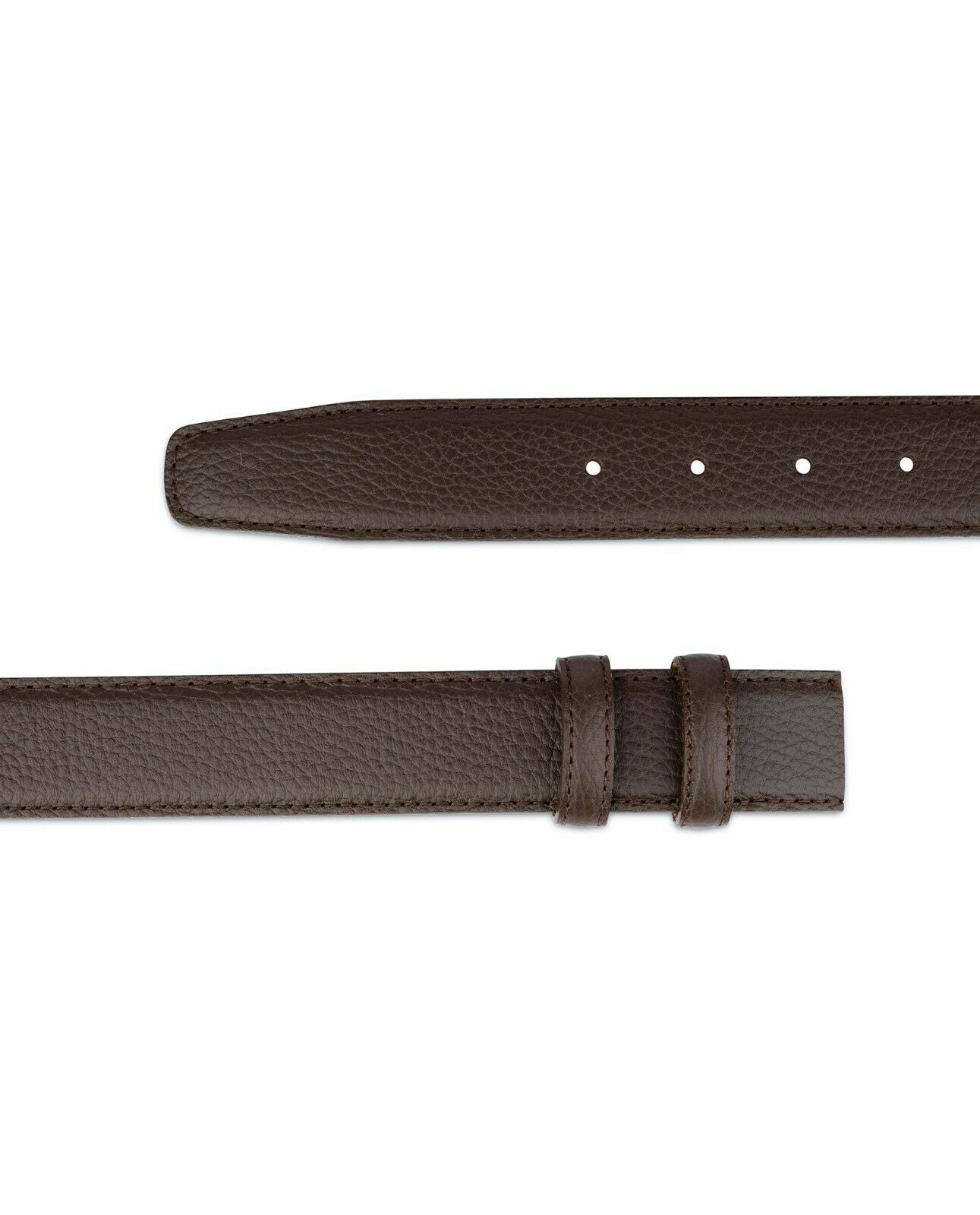 Montblanc Replacement Belt Strap for Men - 35mm Genuine Brown Leather - Perfect for Business, Casual & Formal Wear