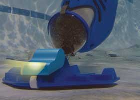 Automatic Pool Cleaner with LED Headlight - Efficient Robotic Pool Vacuum for In-Ground & Above Ground Pools - Perfect for Night Cleaning & Low Visibility Conditions