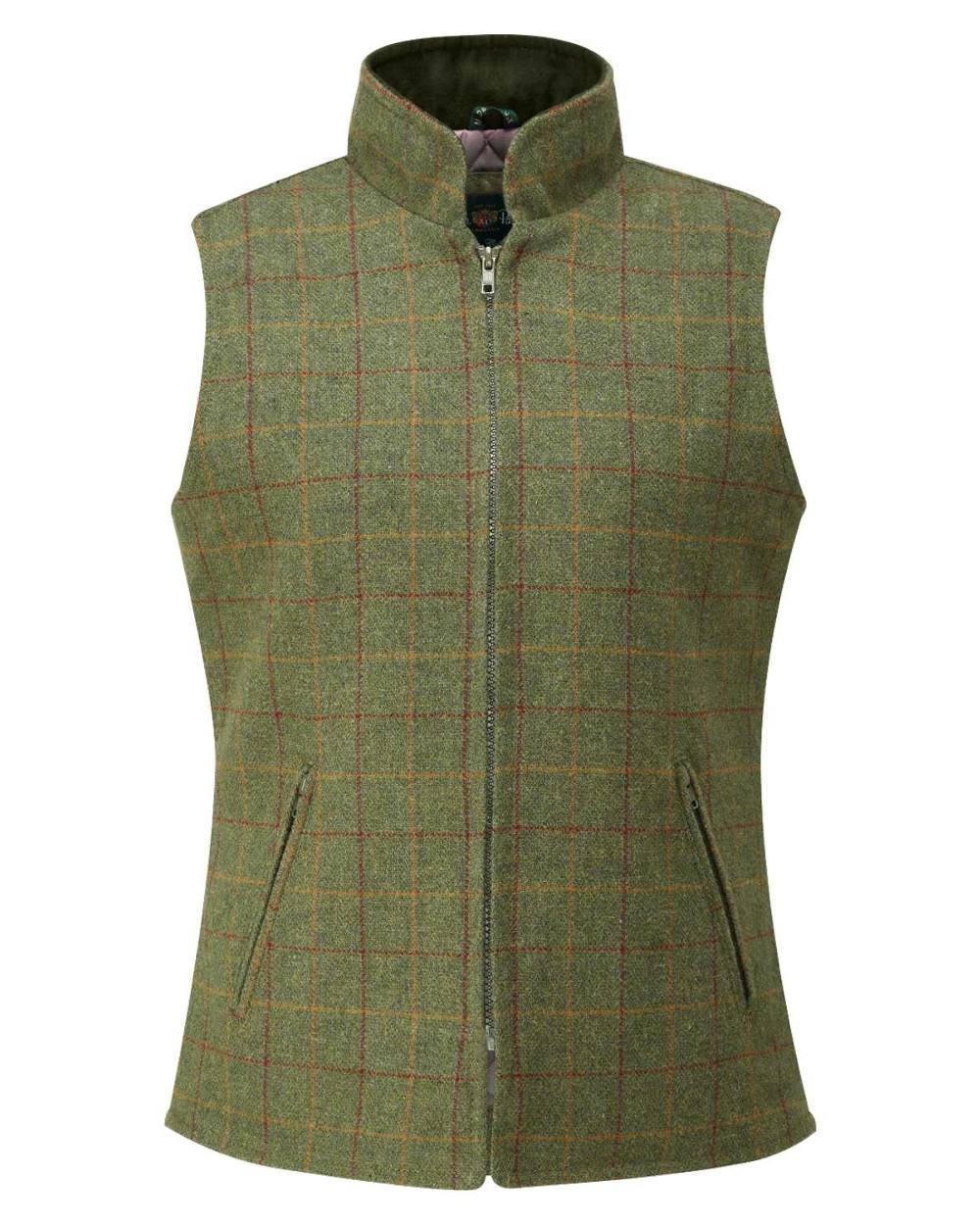 Alan Paine Rutland Women's Tweed Gilet Vest - Classic British Style for Fall & Winter Layering - Perfect for Office, Outdoor Activities & Casual Wear