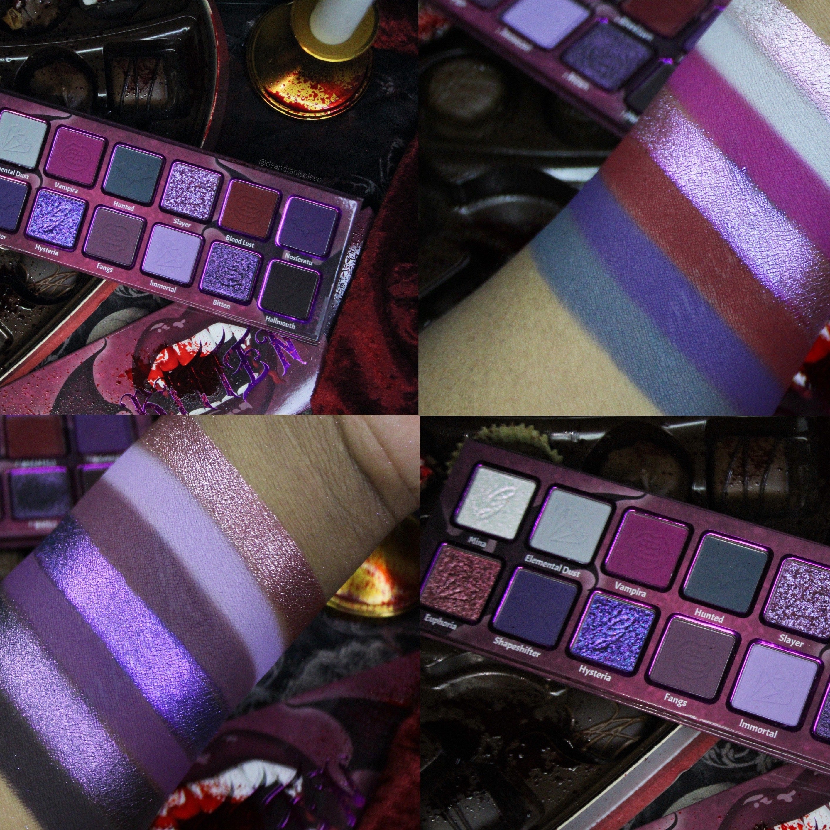 Bitten Eyeshadow Palette - 12 Highly Pigmented Matte & Shimmer Shades for Day & Night Makeup Looks | Perfect for Parties, Weddings & Everyday Wear