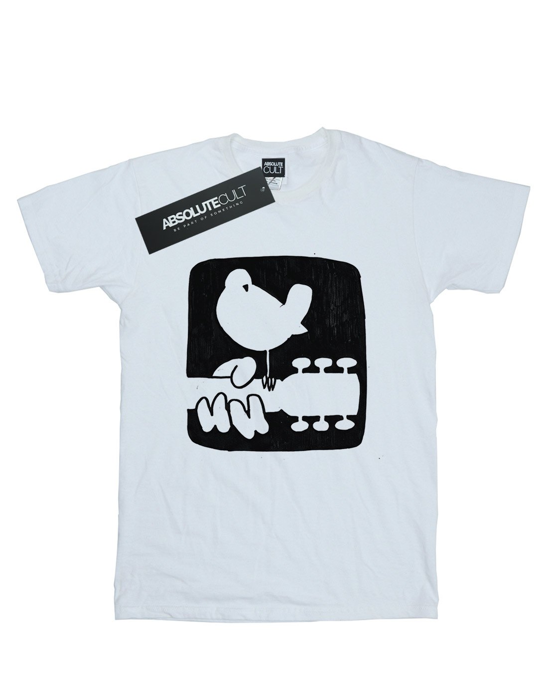 Woodstock Boys Guitar Logo T-Shirt | Vintage Music Festival Graphic Tee for Kids | Perfect for Concerts, Music Classes & Casual Wear