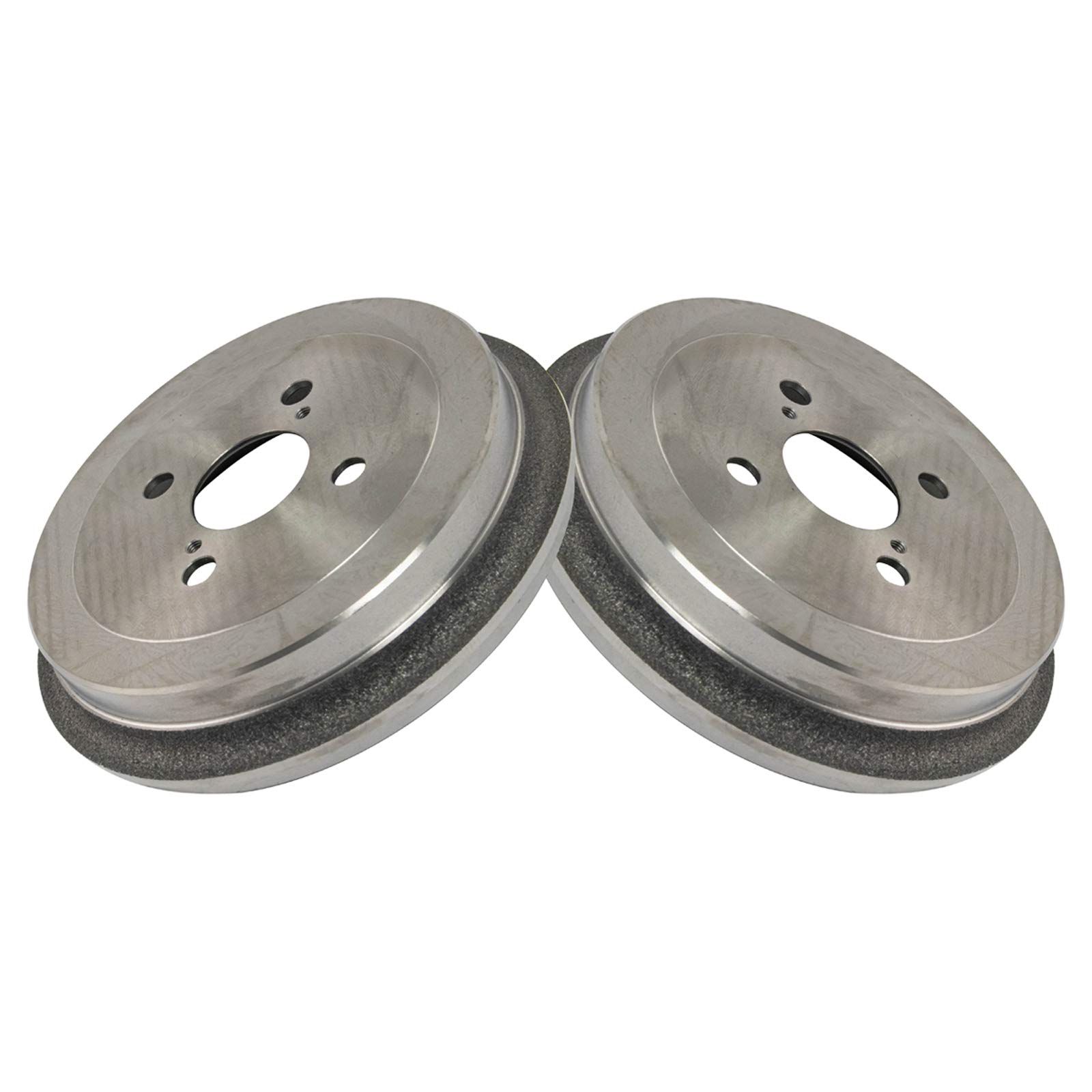 TRQ Rear Brake Drum & Shoe Kit - Compatible with 2007-2018 Toyota Yaris - Perfect for Brake Replacement & Maintenance