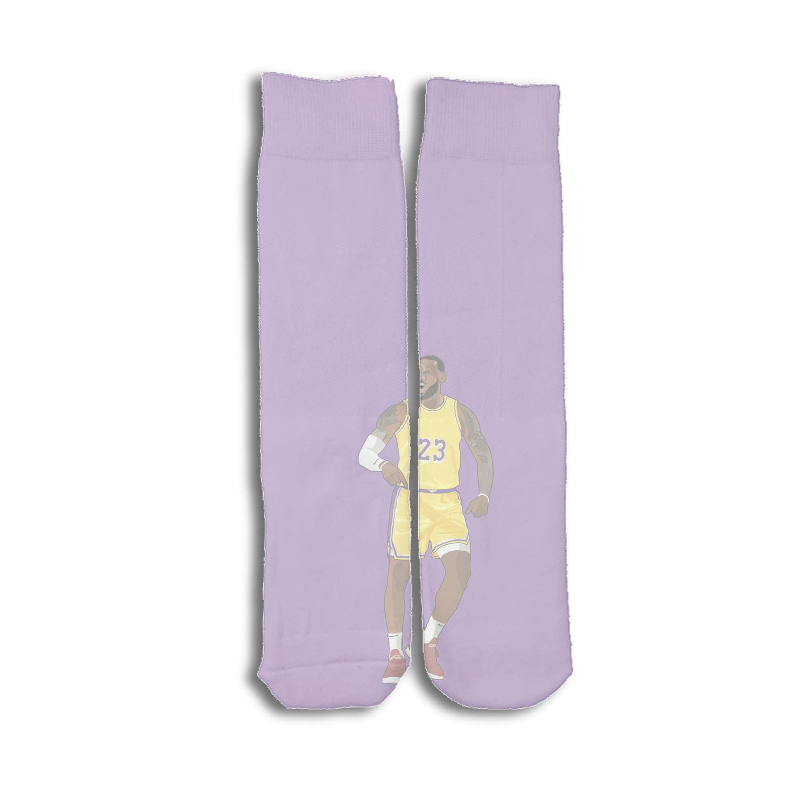 Premium Cotton Basketball Socks with Star Design - Breathable Athletic Socks for Men & Women - Ideal for Sports, Gym Workouts and Casual Wear