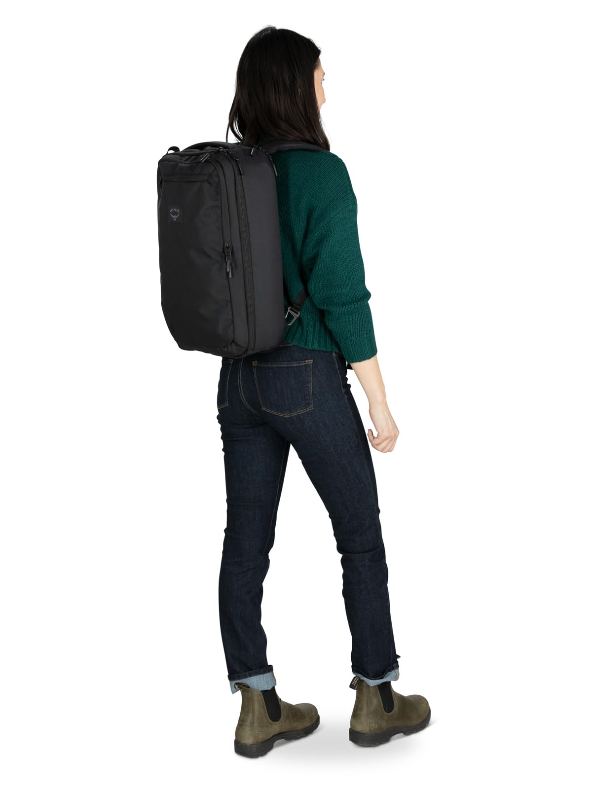 Osprey Aoede 25L Commuter Briefcase Backpack - Water-Resistant Laptop Backpack for Men & Women - Perfect for Work, Travel & Daily Commute (Black)