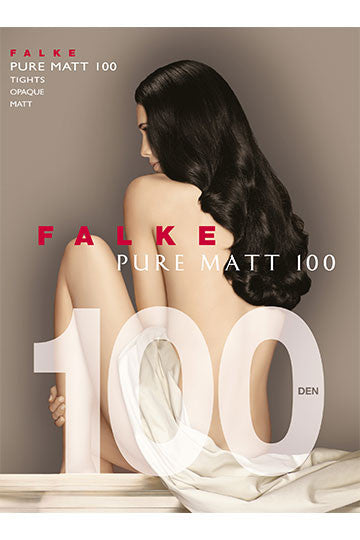 Falke Pure Matte Opaque Tights - Women's High-Quality Comfortable Sheer Pantyhose for Everyday Wear, Office & Formal Occasions