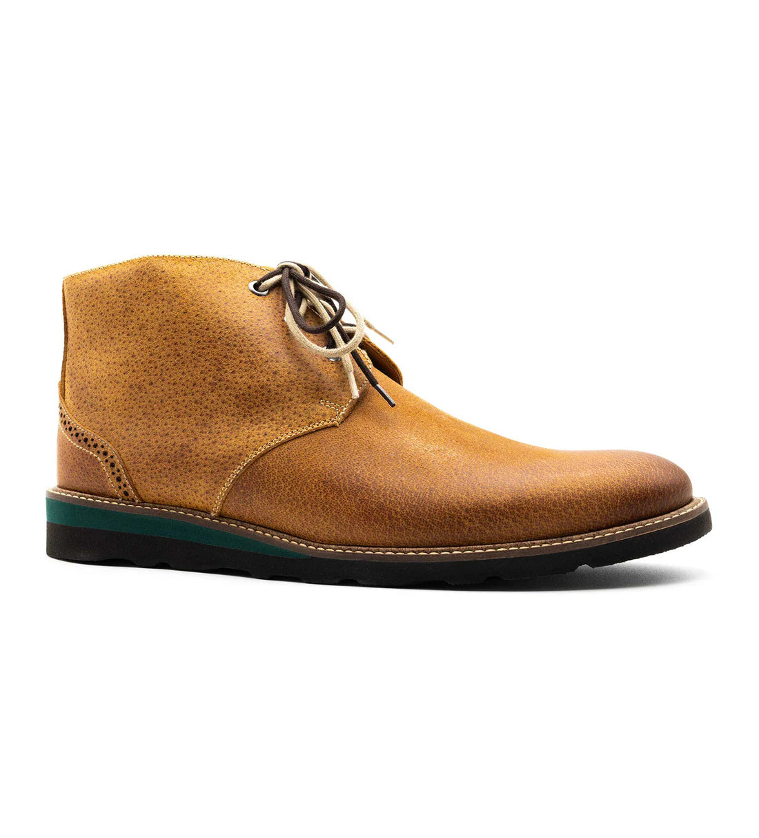 Martin Dingman Men's Saddle Chukka Boot - Premium Leather Casual & Dress Shoes for Work, Office & Outdoor Wear