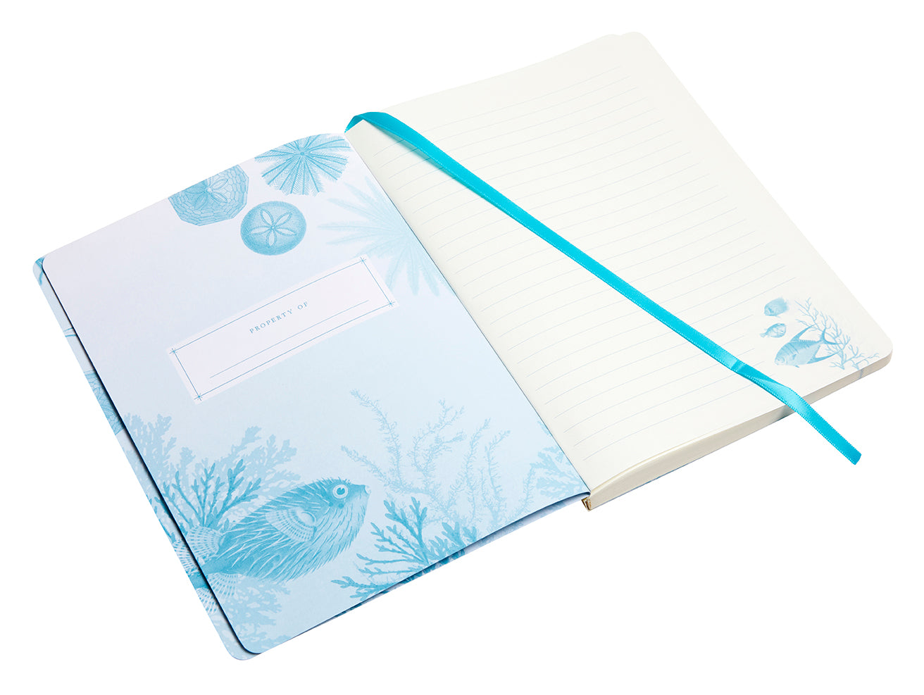 Art of Nature: Under the Sea Softcover Notebook with Elastic Band - Ocean Themed Journal for Writing, Sketching & Note Taking - Perfect for Travel, School & Creative Projects