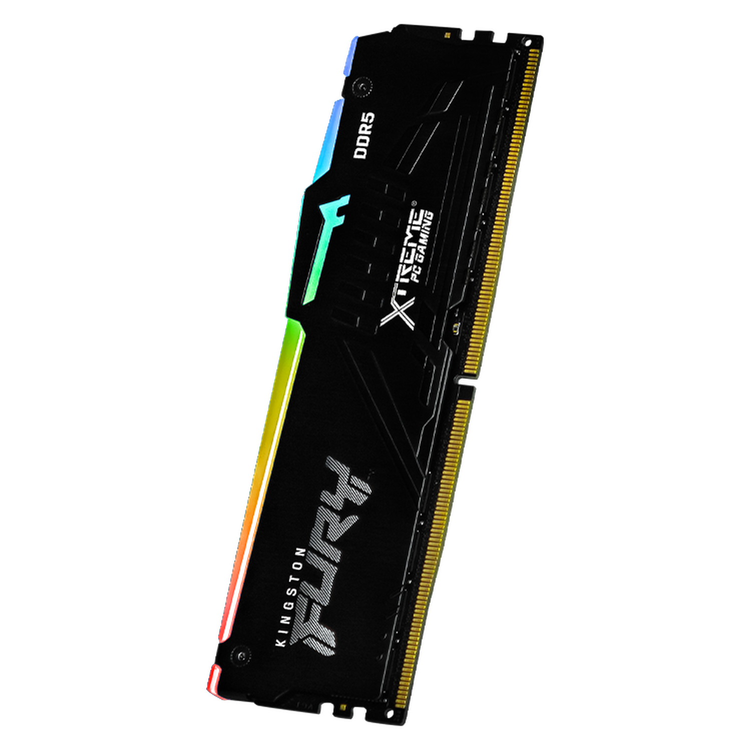 Kingston Fury Beast RGB DDR5 32GB (1x32GB) 5600MT/s Gaming Memory RAM - Extreme Performance for PC Gaming, Streaming & Content Creation - Black