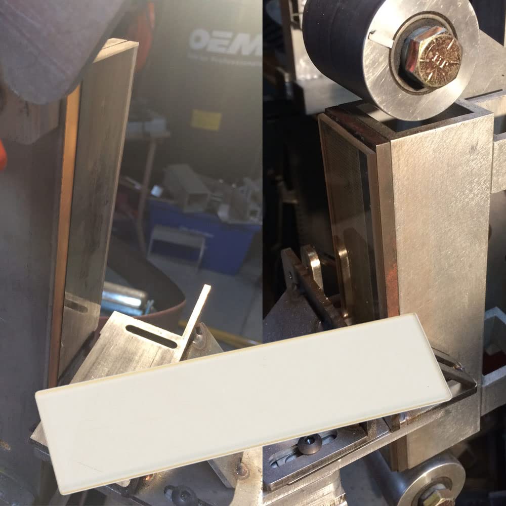 Premium Ceramic Glass Platen Liner for Belt Sander Grinder - 200x50x5mm - Durable Sanding Surface for Woodworking & Metal Polishing - Perfect for DIY Projects & Professional Workshops
