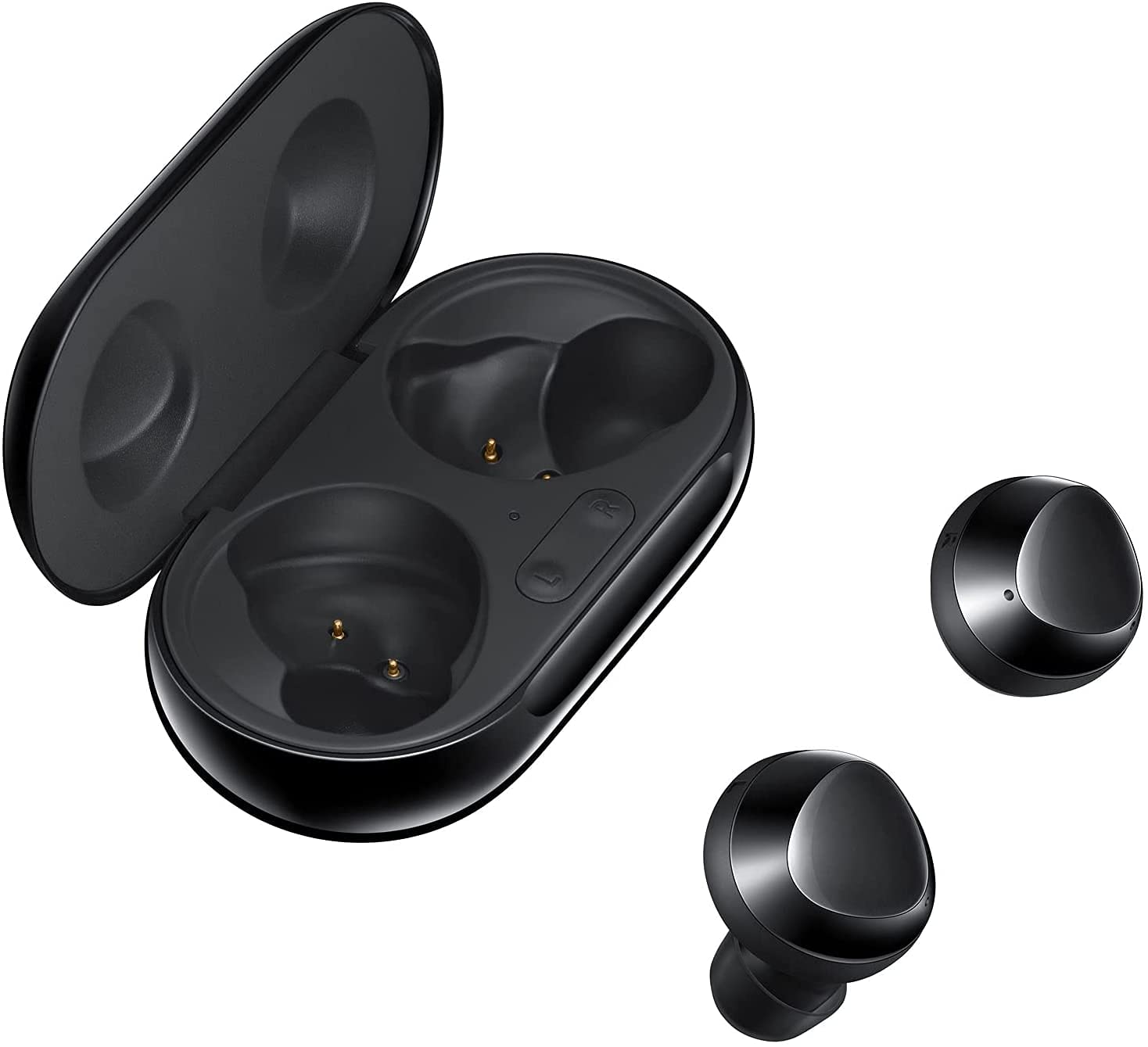 Samsung Galaxy Buds Plus True Wireless Earbuds with Wireless Charging Case - Bluetooth 5.0 Headphones for iPhone & Android, Noise Cancelling for Gym, Running, Workout & Travel (Black, US Version)